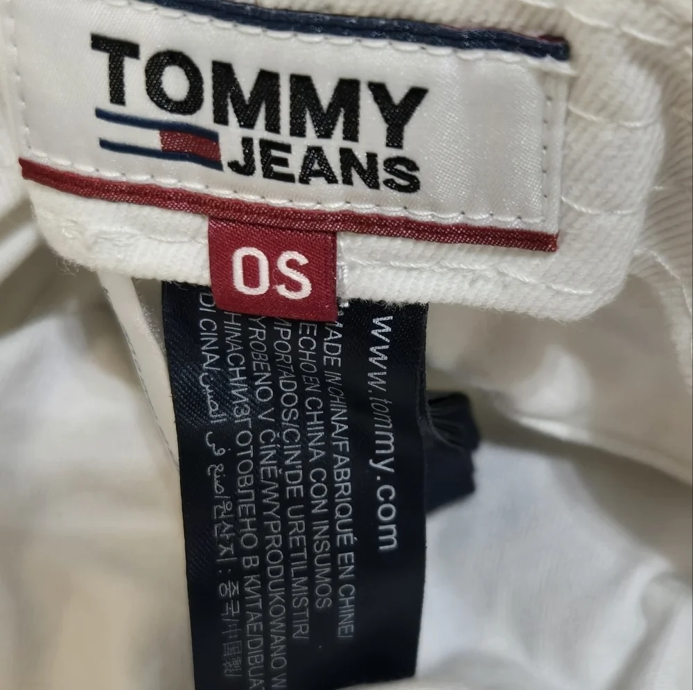 Tommy Jeans White and Colorful Stripes Y2K Bucket Hat - Picture 2 of 8